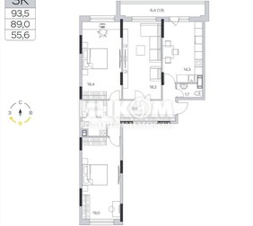 3-комн. квартира