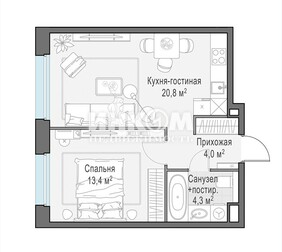 2-комн. квартира
