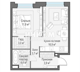 2-комн. квартира