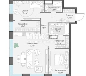 4-комн. квартира