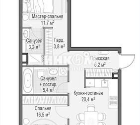3-комн. квартира