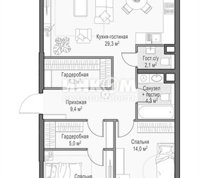 3-комн. квартира