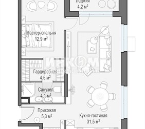 3-комн. квартира