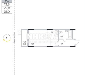 1-комн. квартира