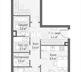 3-комн. квартира