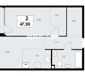 2-комн. квартира