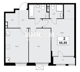 2-комн. квартира