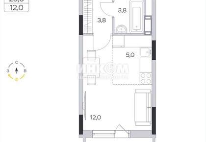 1-комн. квартира