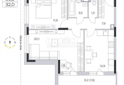 2-комн. квартира