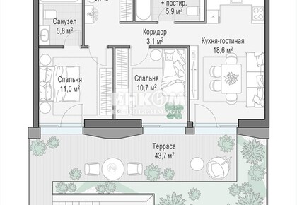 2-комн. квартира