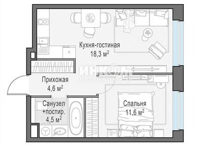 2-комн. квартира