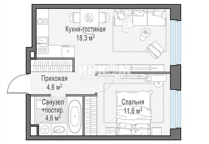 2-комн. квартира