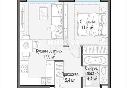 2-комн. квартира