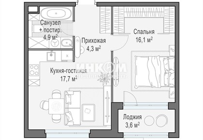 2-комн. квартира