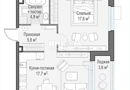 2-комн. квартира