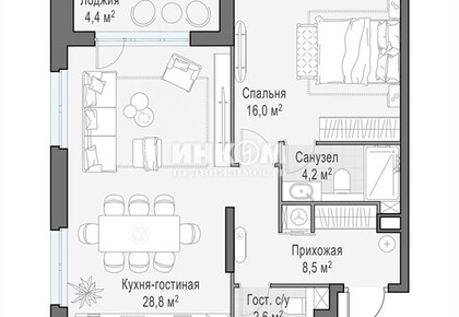 2-комн. квартира