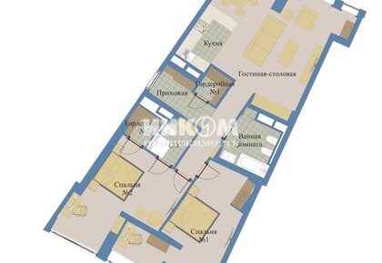 3-комн. квартира