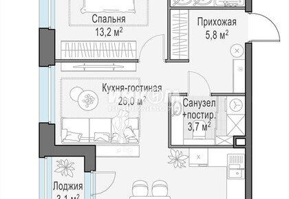 2-комн. квартира