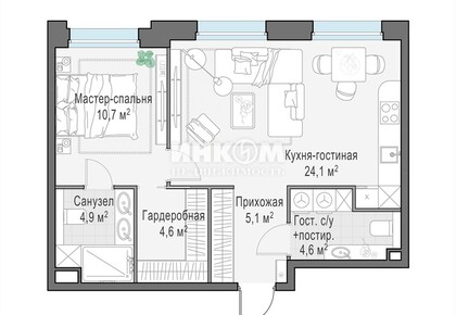 2-комн. квартира