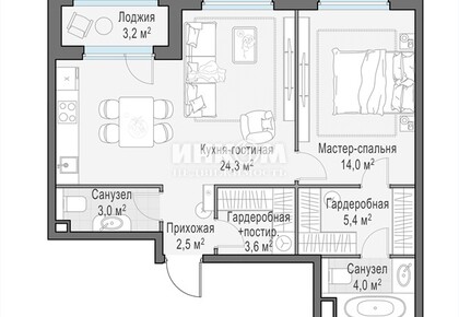 2-комн. квартира