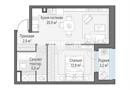 2-комн. квартира
