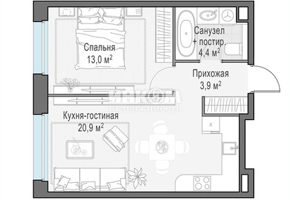 2-комн. квартира