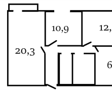 Купить трехкомнатную квартиру в Подмосковье, Красногвардейский б-р