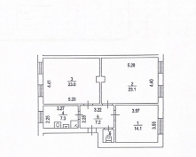 Купить трехкомнатную квартиру в Подмосковье, Вокзальная ул