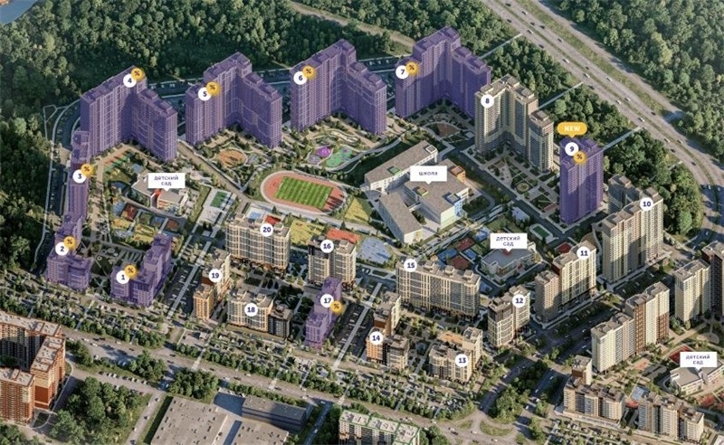 Купить квартиру в новостройке Москва Таманская ул ЖК Берег Столицы